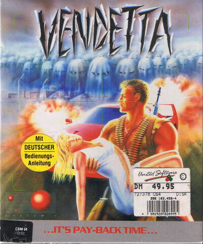 Pochette Vendetta version Commodore 64