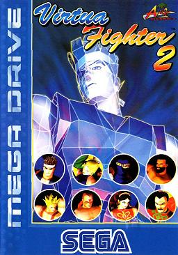 Pochette Virtua Fighter 2 version Megadrive