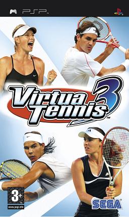 Pochette Virtua Tennis 3 version PSP