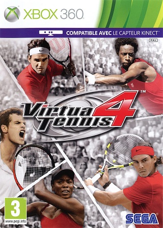Pochette Virtua Tennis 4 version Xbox 360