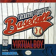 Pochette Virtual League Baseball version Virtual Boy
