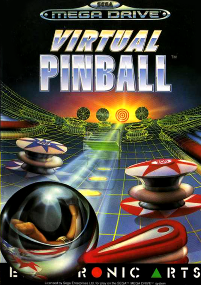 Pochette Virtual Pinball version Megadrive