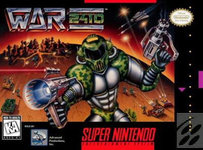 Pochette War 2410 version Super Nintendo