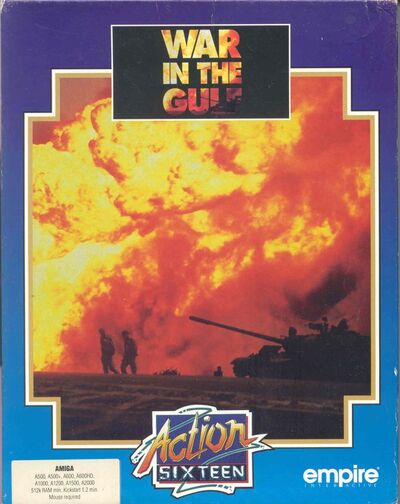Pochette War in the Gulf version Amiga