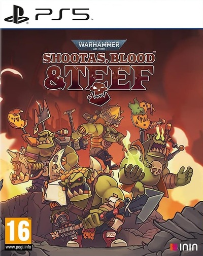Pochette Warhammer 40 000 : Shootas, Blood & Teef version PlayStation 5