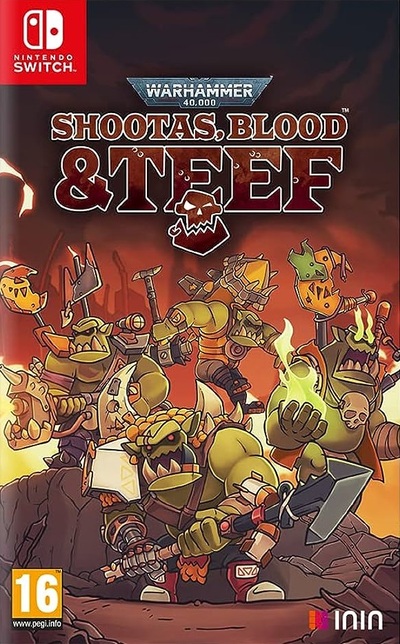 Pochette Warhammer 40 000 : Shootas, Blood & Teef version Switch