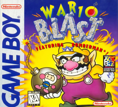 Pochette Wario Blast version GameBoy/Color