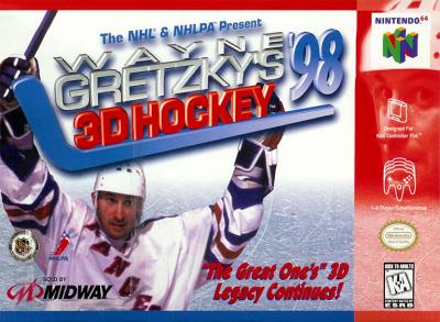 Pochette Wayne Gretzky's 3D Hockey '98 version Nintendo 64