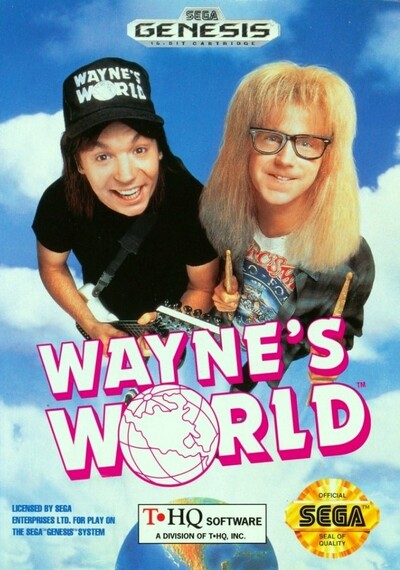 Pochette Wayne's World version Megadrive