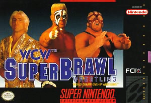 Pochette WCW SuperBrawl Wrestling version Super Nintendo