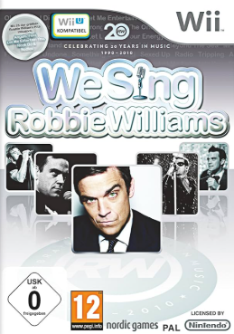 Pochette We Sing Robbie Williams version Wii