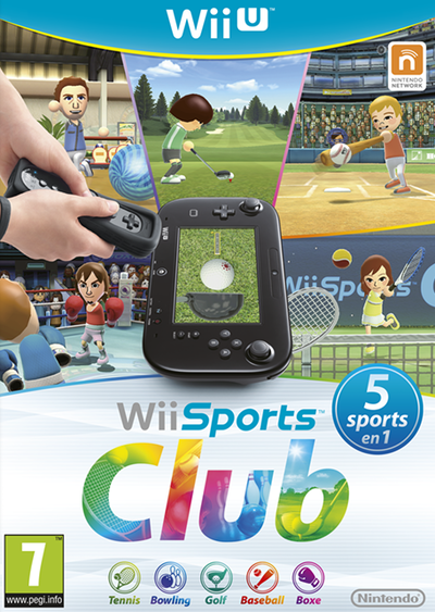 Pochette Wii Sports Club version Wii U
