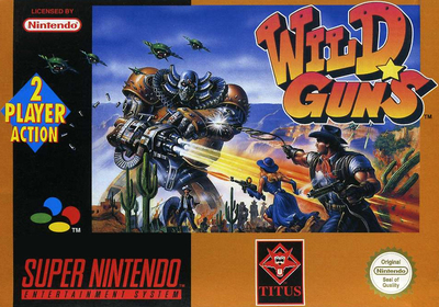 Pochette Wild Guns version Super Nintendo
