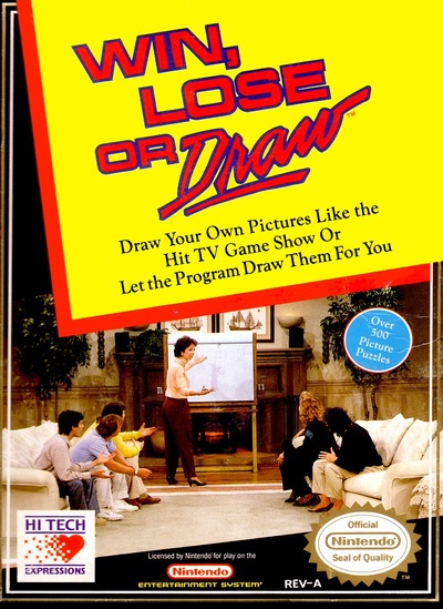 Pochette Win, Lose or Draw version NES