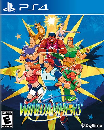 Pochette Windjammers version PlayStation 4