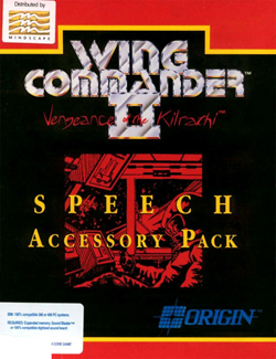 Pochette Wing Commander II : Speech Accessory Pack version PC Windows