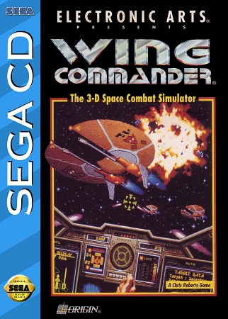 Pochette Wing Commander version Mega-CD