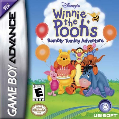 Pochette Winnie l'Ourson à la recherche des souvenirs oubliés version GameBoy Advance