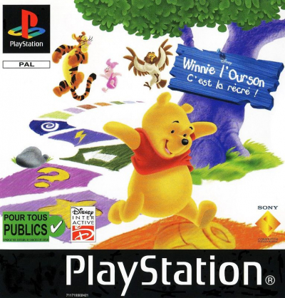 Pochette Winnie l'Ourson : C'est la récré ! version PlayStation