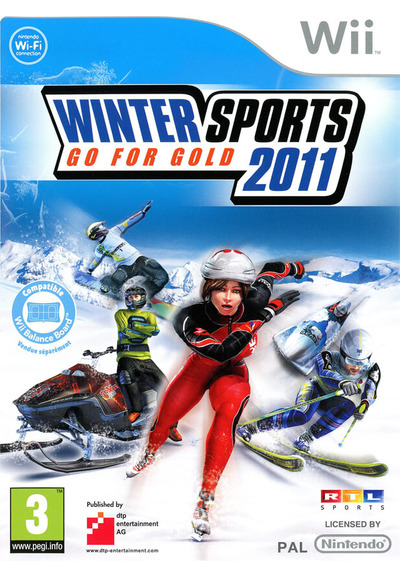 Pochette Winter Sports 2011 : Go for Gold version Wii