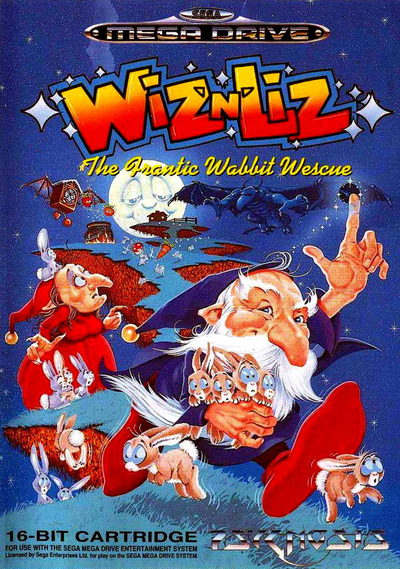 Pochette Wiz 'n' Liz version Megadrive
