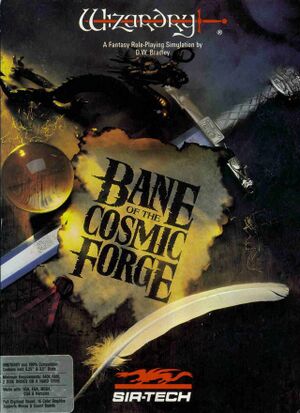 Pochette Wizardry : Bane of the Cosmic Forge version PC Windows