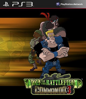 Pochette Wolf of the Battlefield : Commando 3 version PlayStation 3