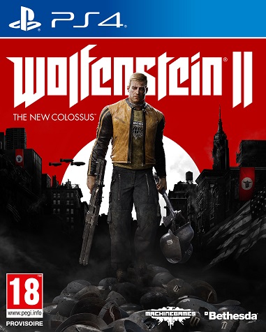 Pochette Wolfenstein II : The New Colossus version PlayStation 4