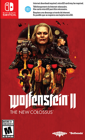 Pochette Wolfenstein II : The New Colossus version Switch