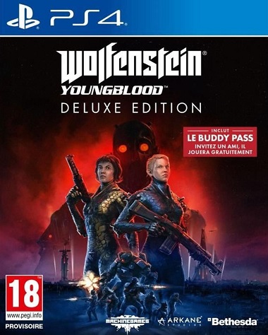 Pochette Wolfenstein : Youngblood version PlayStation 4