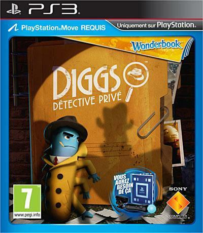 Pochette Wonderbook : Diggs Détective Privé version PlayStation 3