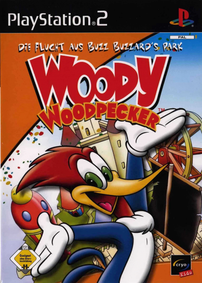 Pochette Woody Woodpecker version PlayStation 2