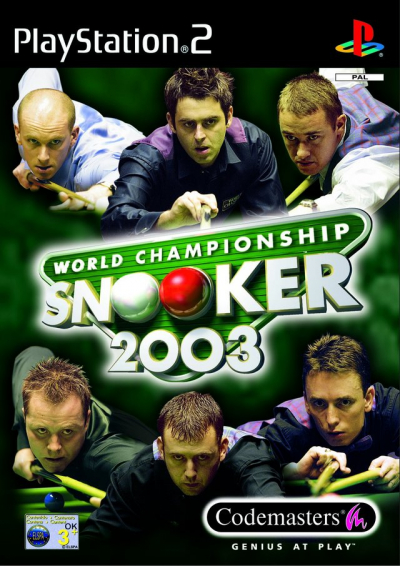 Pochette World Championship Snooker 2003 version PlayStation 2