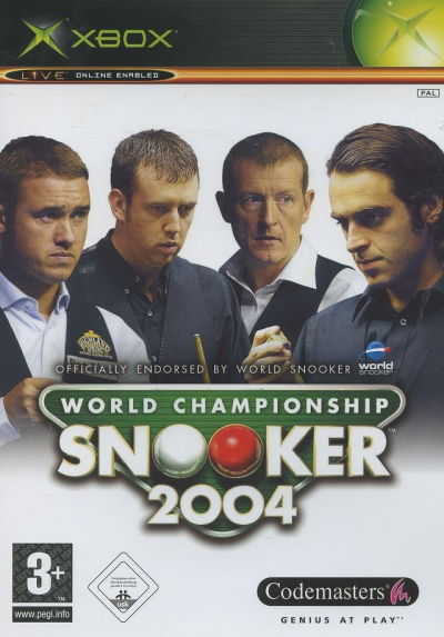 Pochette World Championship Snooker 2004 version Xbox