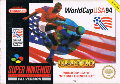 Pochette World Cup USA 94 version Super Nintendo