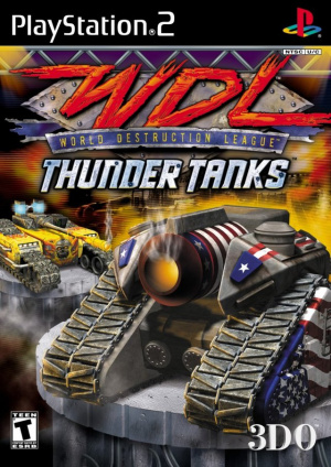 Pochette World Destruction League : Thunder Tanks version PlayStation 2