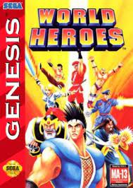 Pochette World Heroes version Megadrive