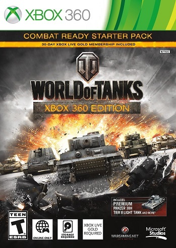 Pochette World of Tanks version Xbox 360