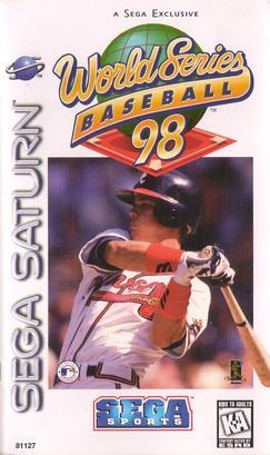 Pochette World Series Baseball 98 version Saturn