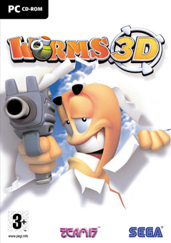 Pochette Worms 3D version PC Windows