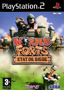 Pochette Worms Forts : Etat de siège version PlayStation 2
