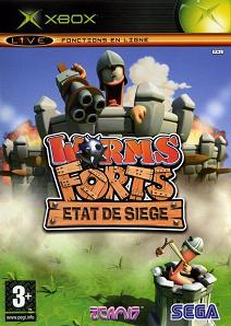 Pochette Worms Forts : Etat de siège version Xbox