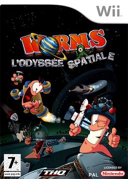 Pochette Worms : l’Odyssée spatiale version Wii