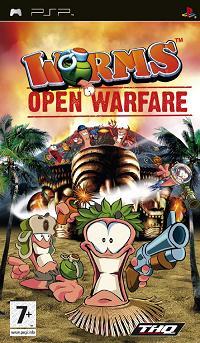 Pochette Worms Open Warfare version PSP