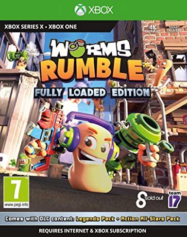 Pochette Worms Rumble version Xbox Series X/S