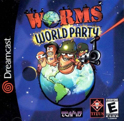 Pochette Worms World Party version Dreamcast
