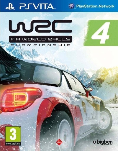 Pochette WRC 4 : FIA World Rally Championship version PSVita