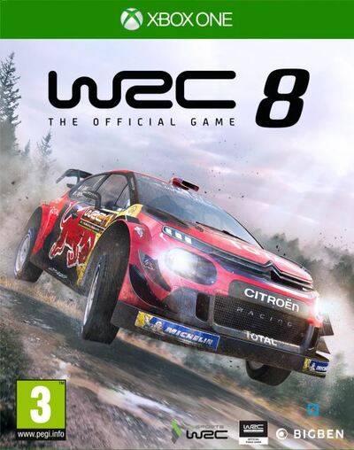 Pochette WRC 8 version Xbox One