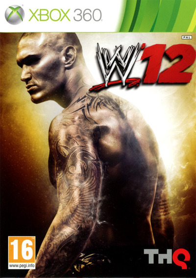 Pochette WWE'12 version Xbox 360
