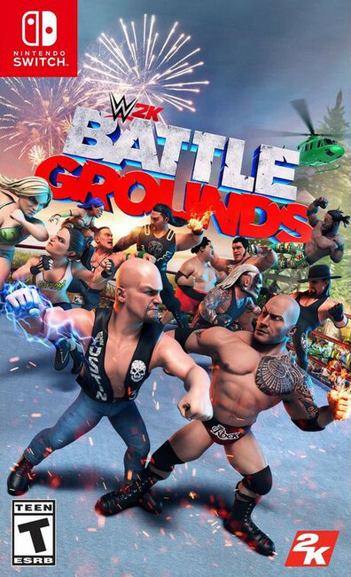Pochette WWE 2K Battlegrounds version Switch